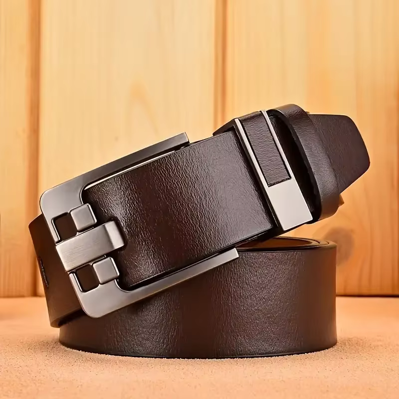 Ceinture de luxe pour hommes, en cuir, boucle ardillon en métal, haute qualité, marque célèbre de styliste, sangle de taille pour Jeans