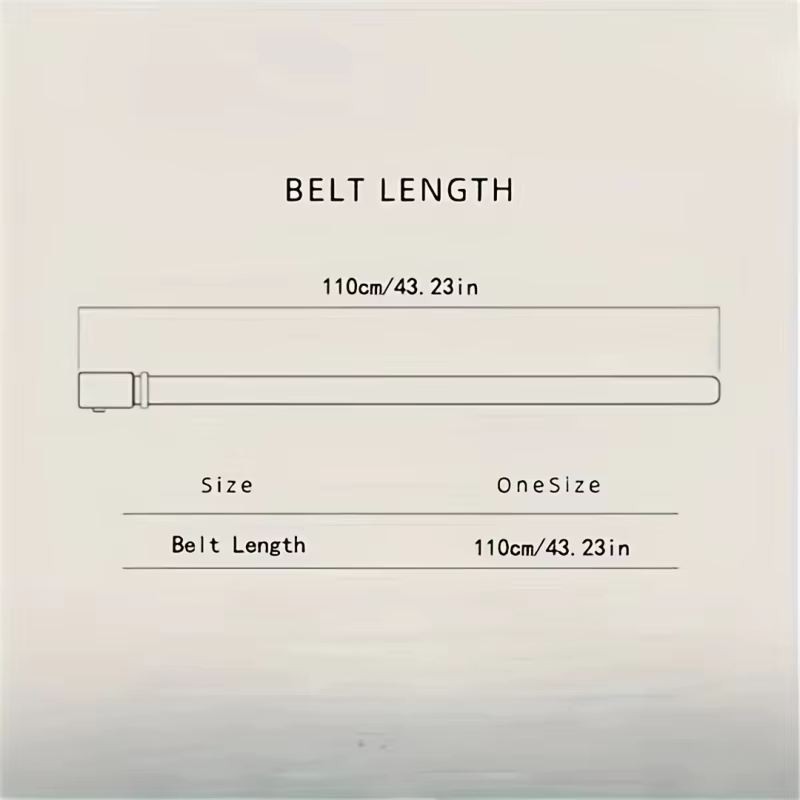 Ceinture élégante pour femme avec lettres dorées