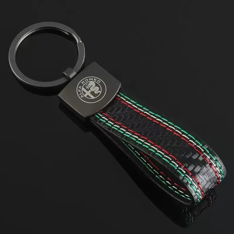 Porte-clés de Badges de voiture en cuir de luxe