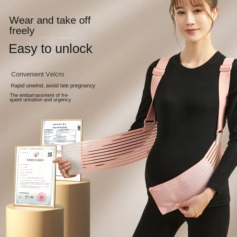 Confort respirant grossesse ventre soutien femmes enceintes soutien d'épaule prénatal ceinture abdominale pour les femmes enceintes