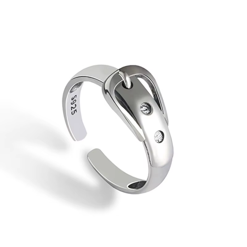 Ceinture en argent sterling 925 ​ Bagues réglables