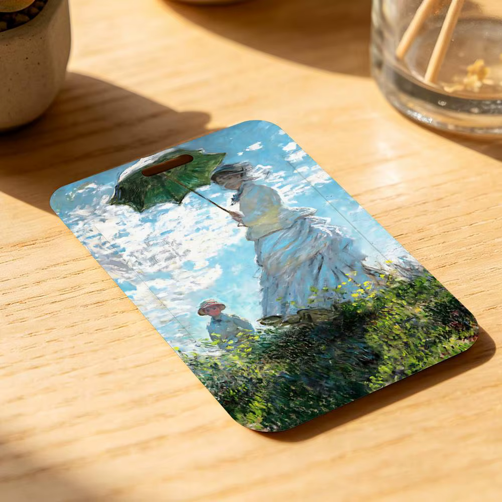Porte-badge d'artiste Claude Monet avec cordon de cou pour le bureau