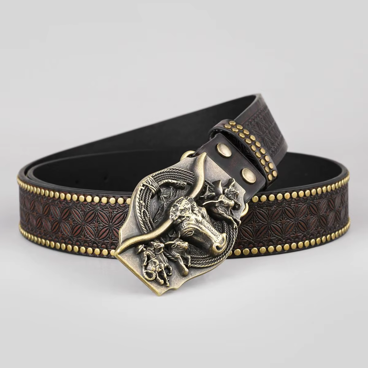 Ceinture de cowboy western pour hommes