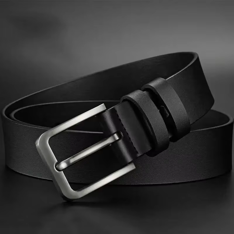 Ceintures à boucle ardillon carrée en alliage pour hommes