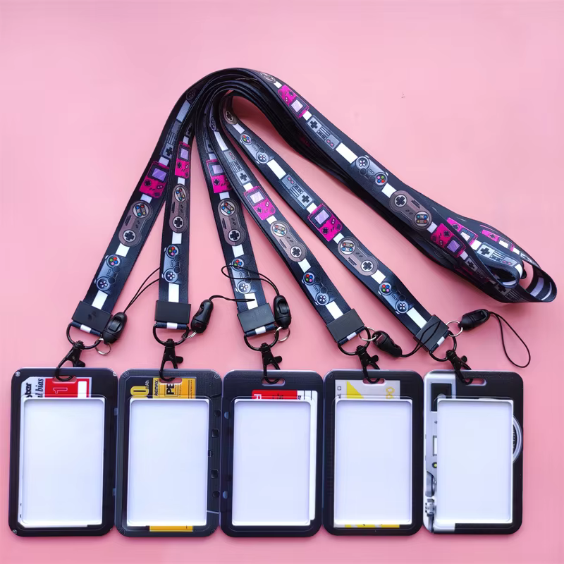Porte-cartes à bande rétro