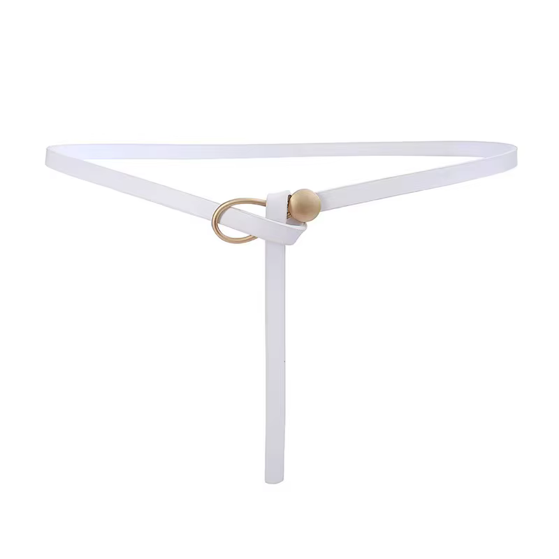 Ceinture femme simple décoration costume manteau avec jupe