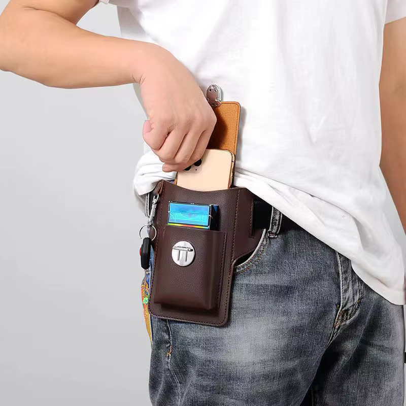 Nouveau sac de taille porter des clés montées sur la ceinture sac