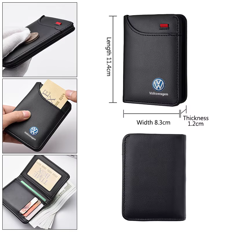 Porte-cartes de crédit avec logo de voiture
