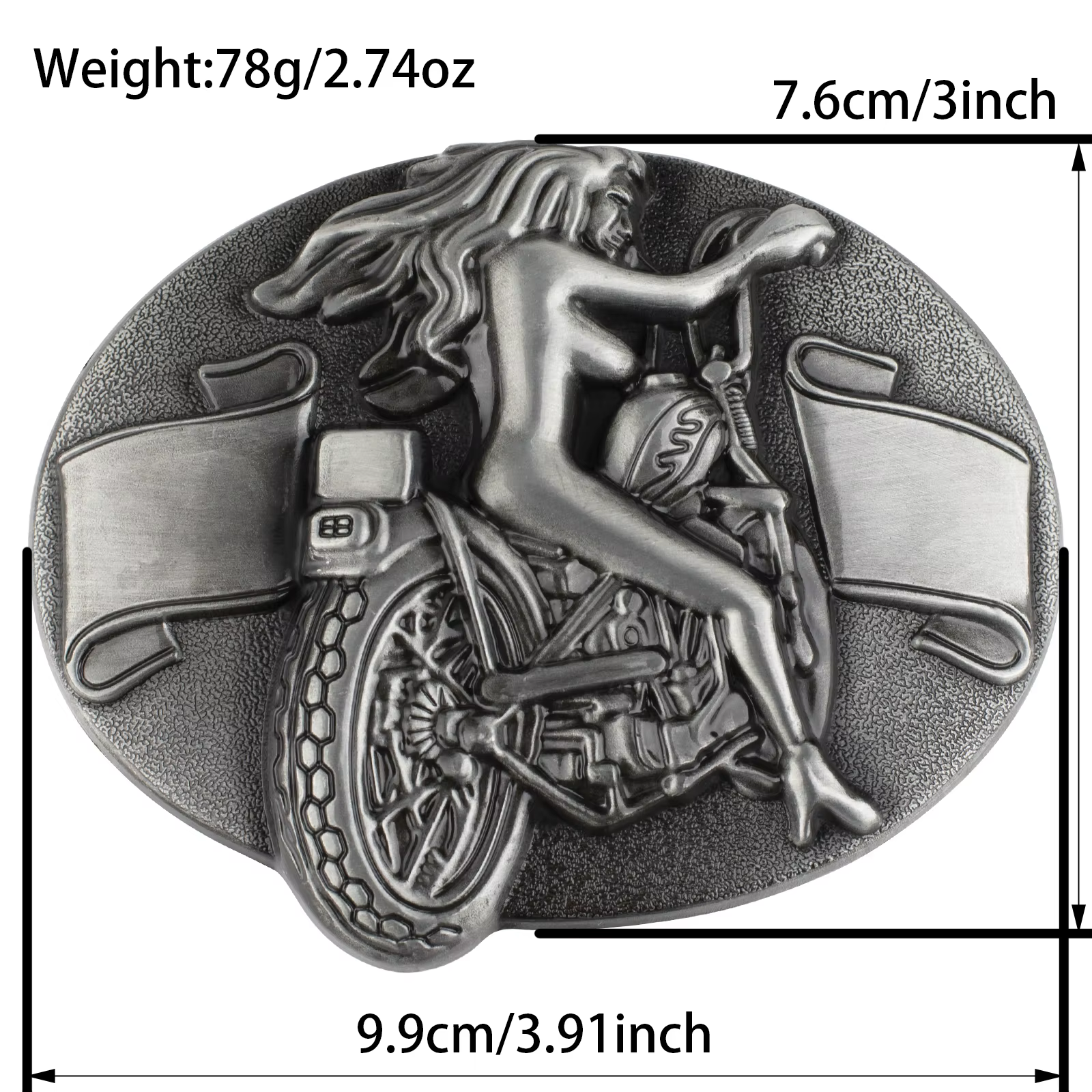 Boucle de ceinture de moto 4.0 pour hommes
