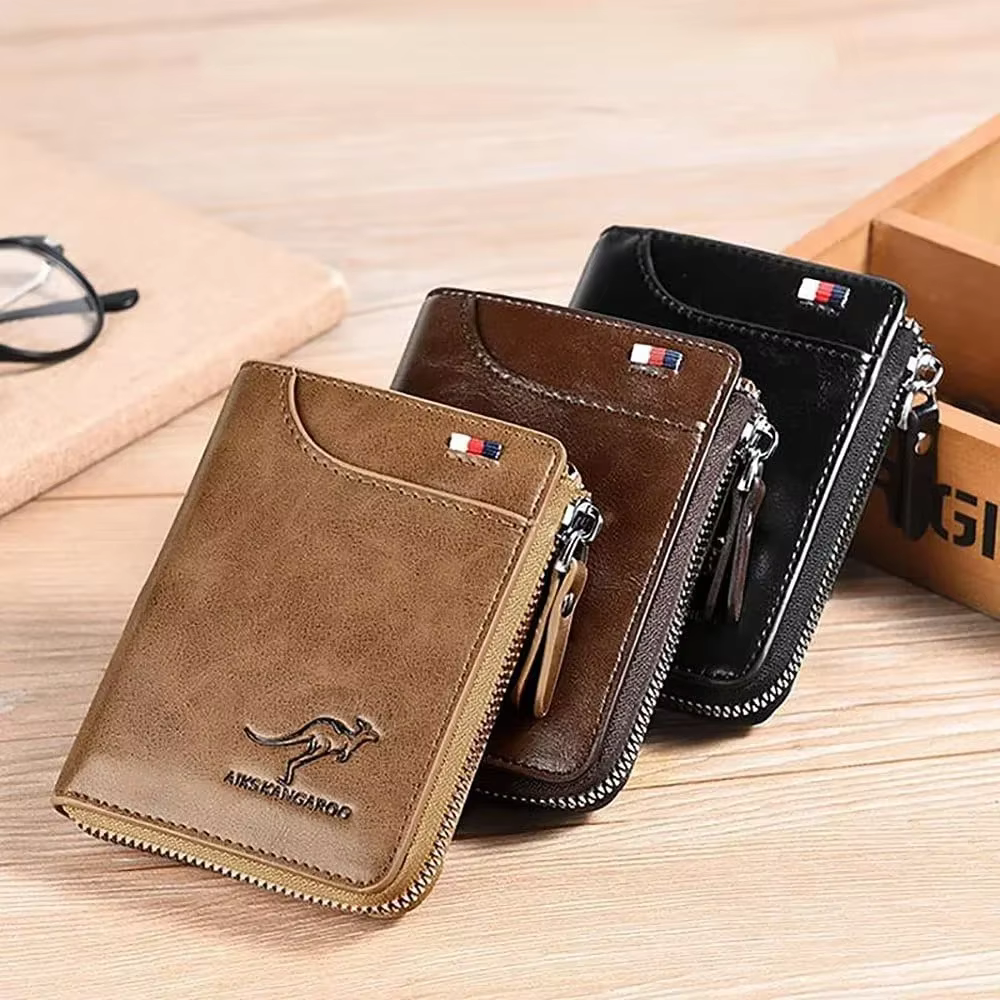 Portefeuille kangourou pour hommes