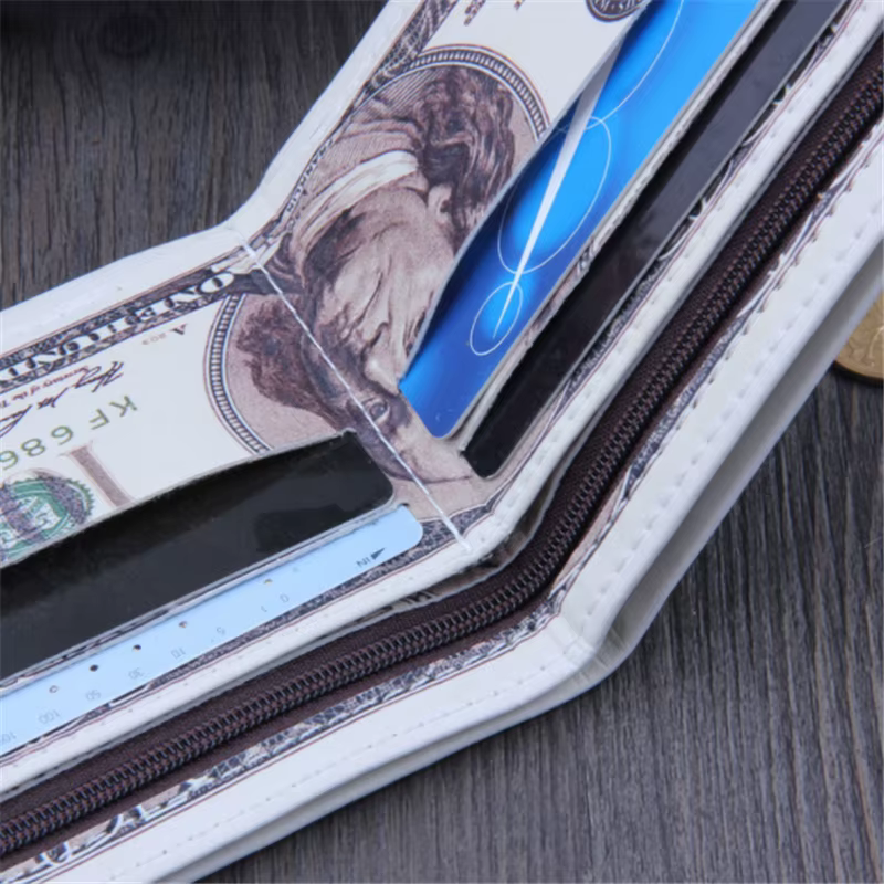 Portefeuille mignon en dollars jeunesse pour garçons et hommes