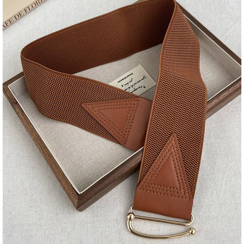 Ceinture avec ceinture élastique pour femmes
