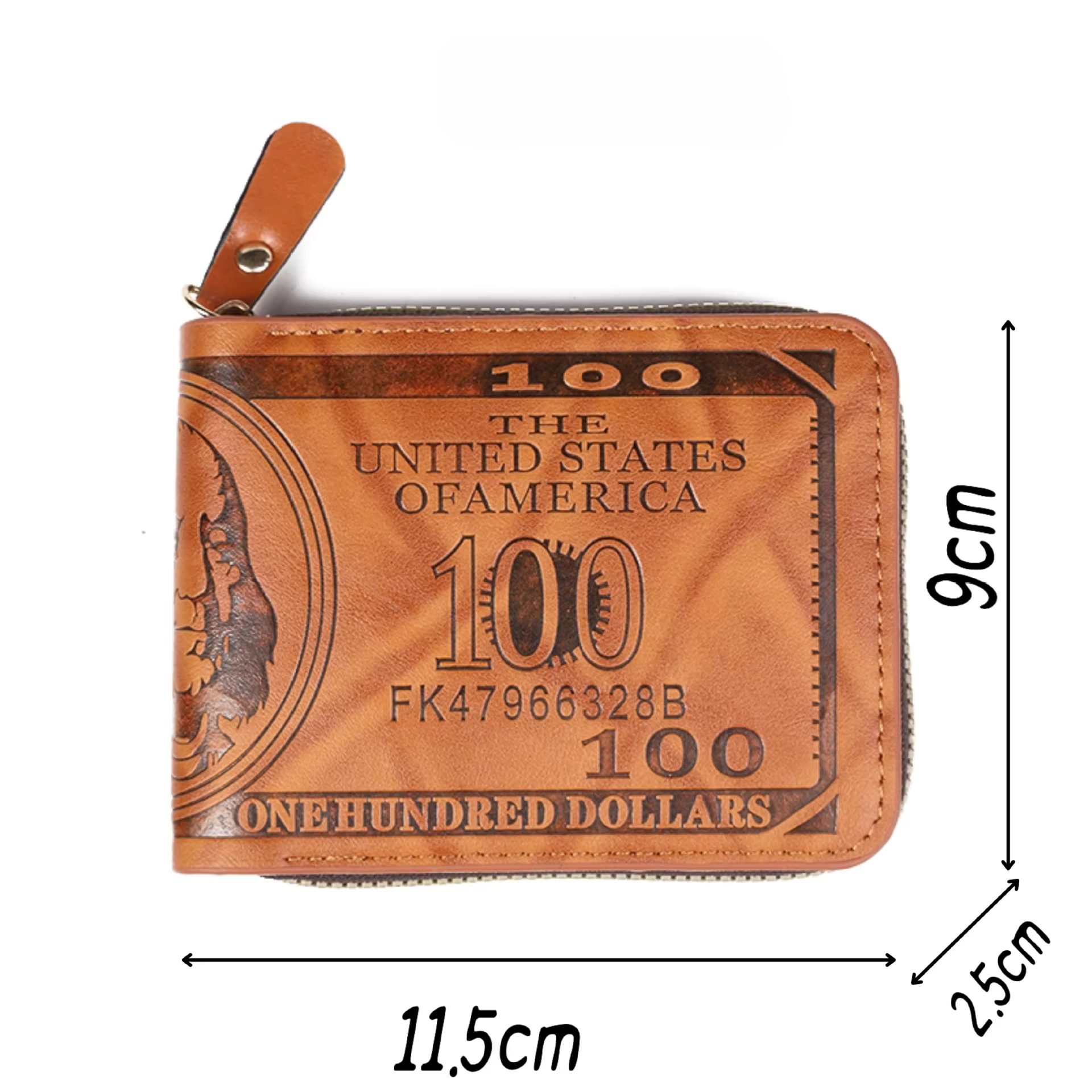 Cuir hommes portefeuille 2025 Dollar prix