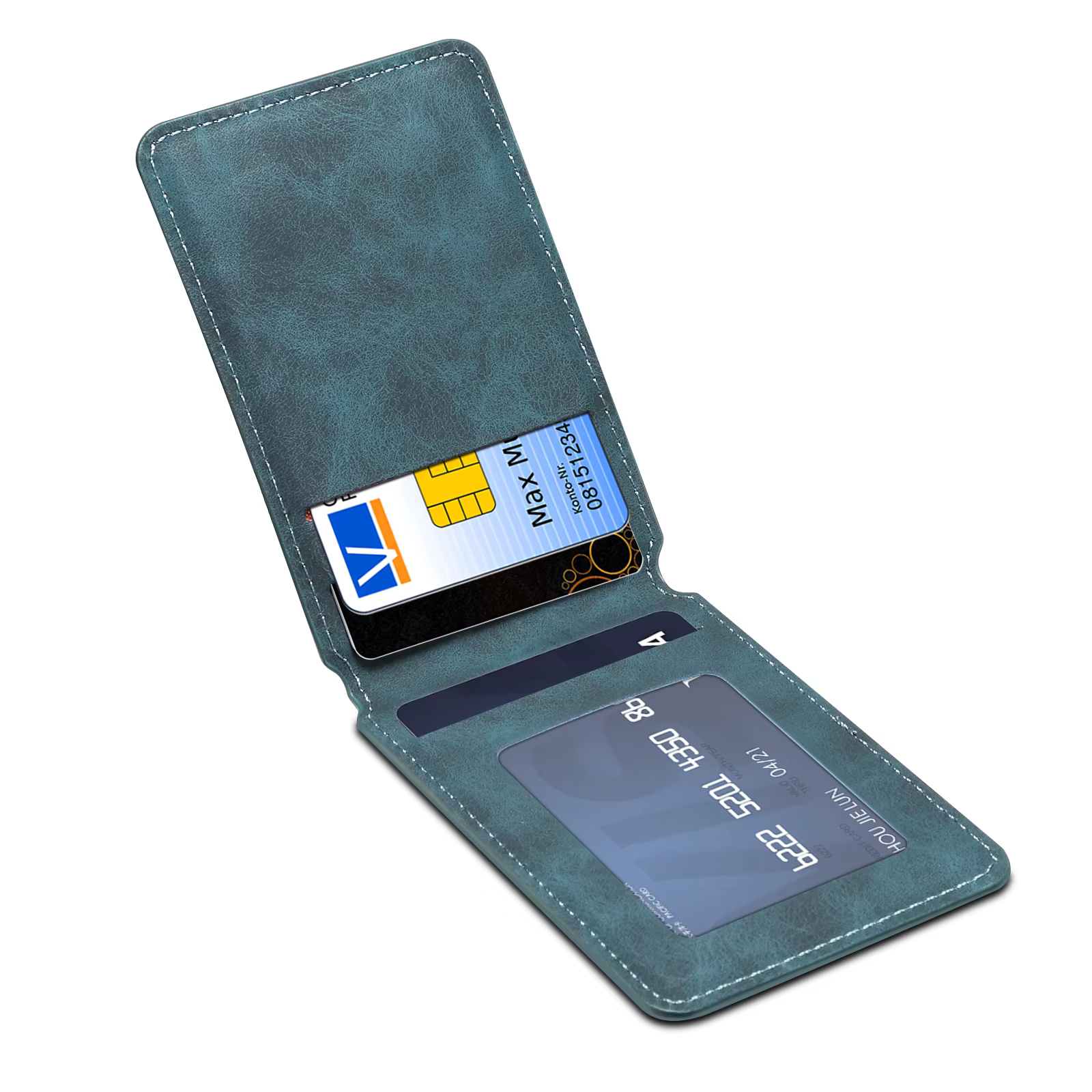 Denior – porte-cartes magnétique en cuir