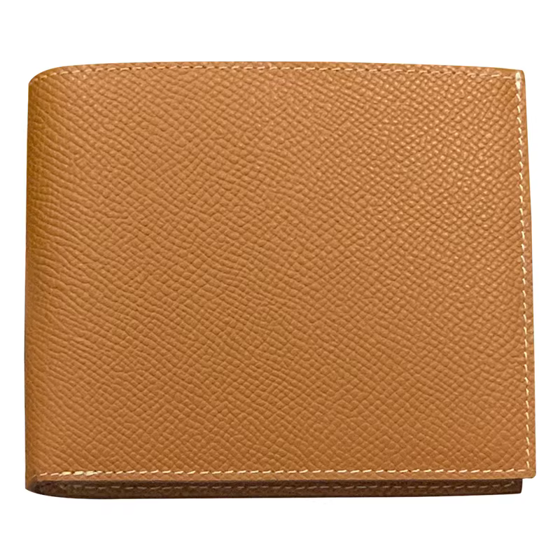 Portefeuille de luxe en cuir véritable avec lettres personnalisées pour hommes et femmes