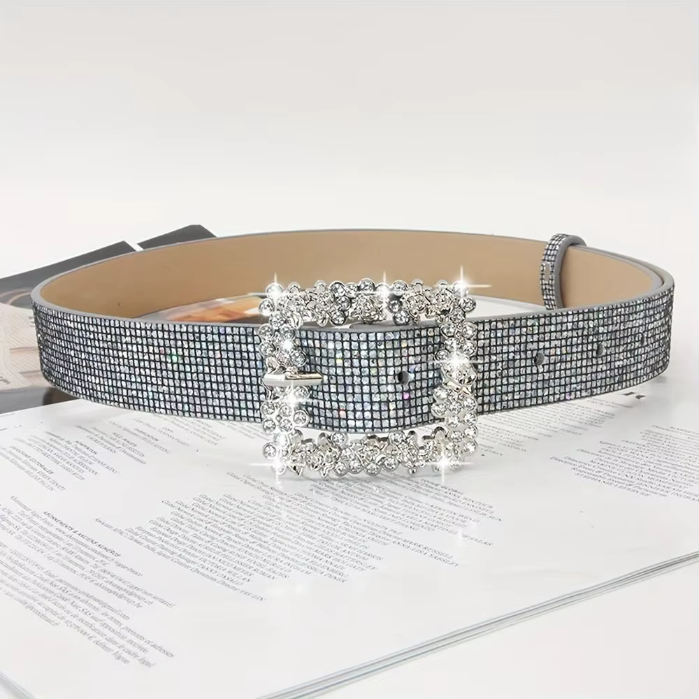 Ceinture scintillante en strass