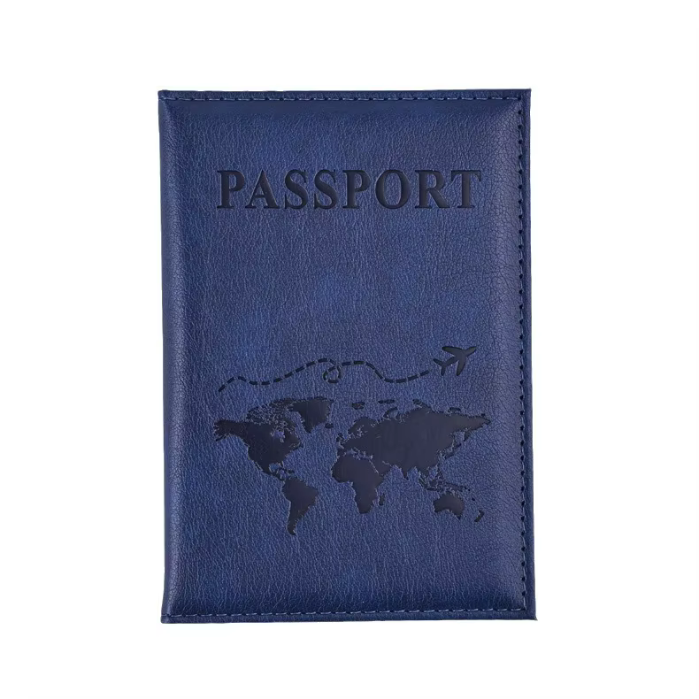 Porte-passeport en PU coloré