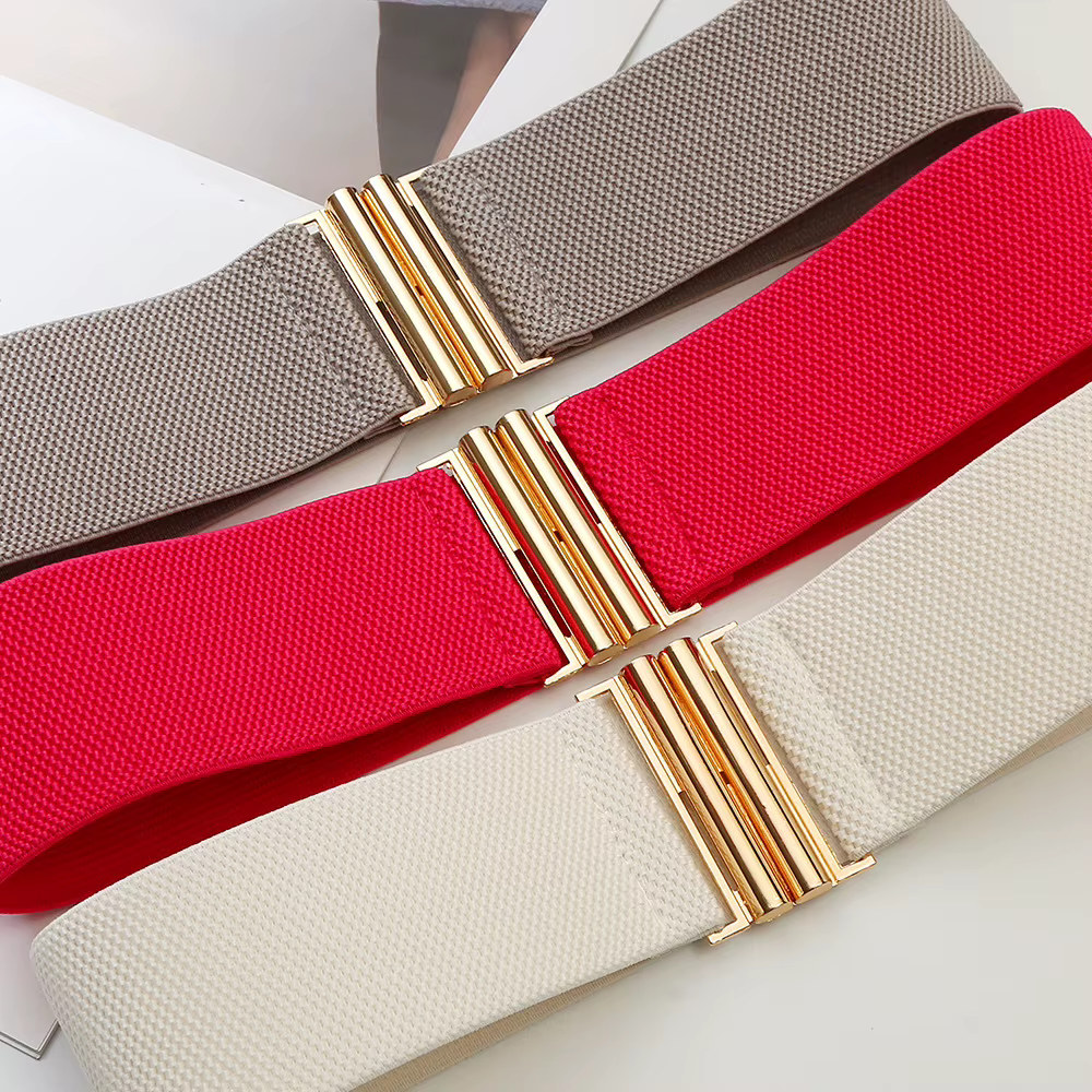 Ceinture large élastique pour femmes