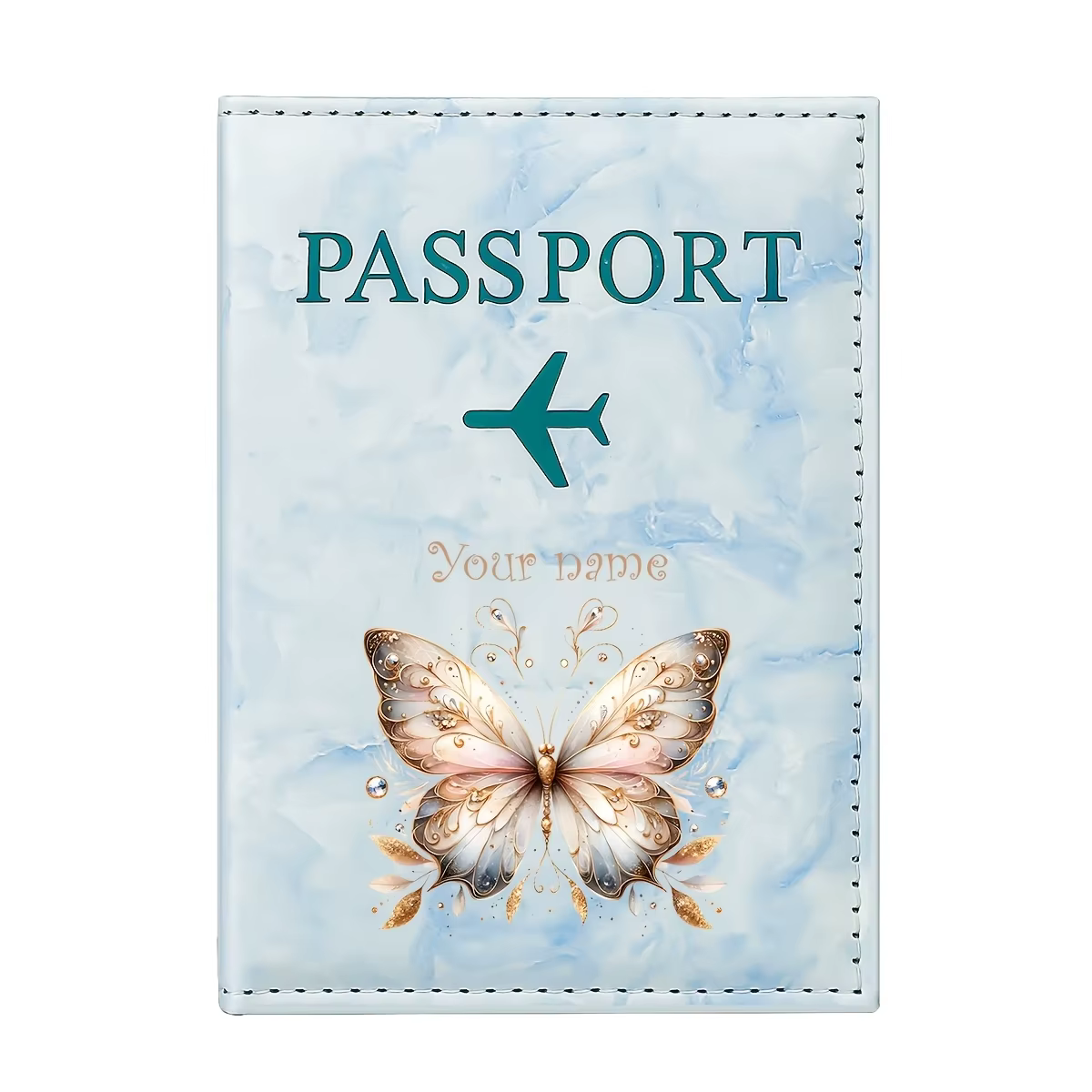 Porte-passeport personnalisé avec nom