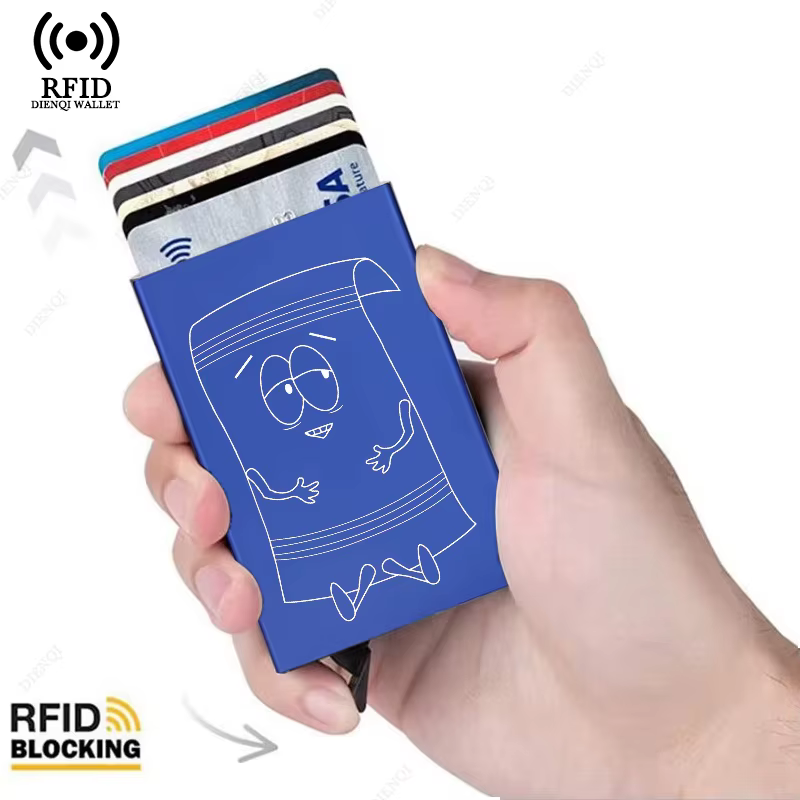 Personnalisé Rfid Smart porte-carte de crédit portefeuilles mince