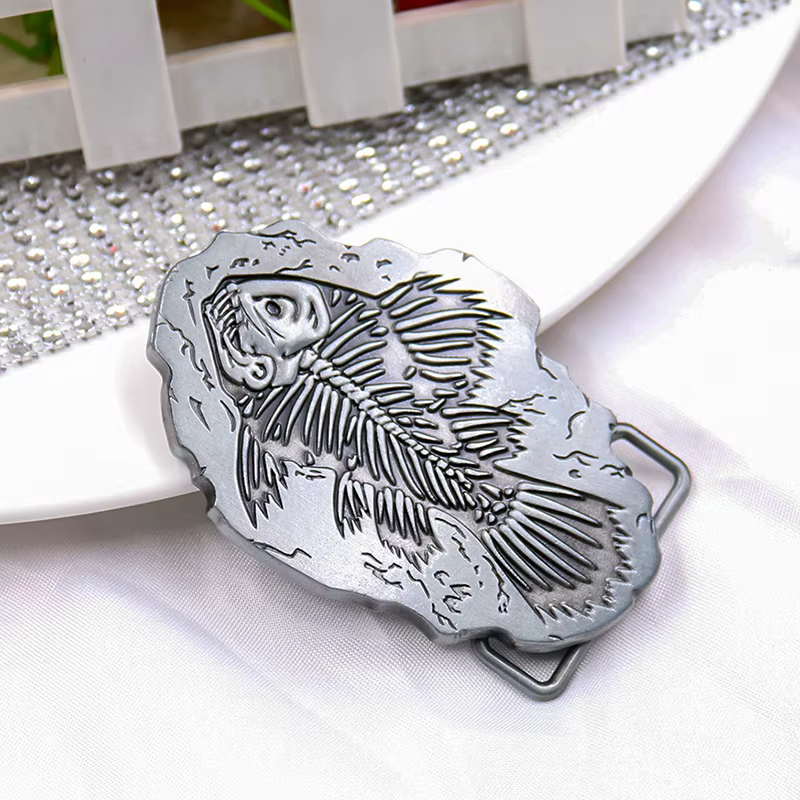 Ceinture fossile en arête de poisson avec finition en étain, cuir, zones artisanales faites à la main, sangle à épingle rétro, bricolage, homme, homme, accessoire de jean, 40mm