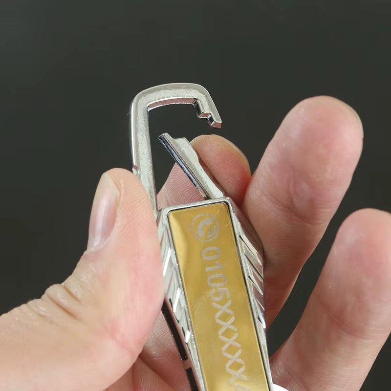 Porte-clés de voiture personnalisé Anti-perte