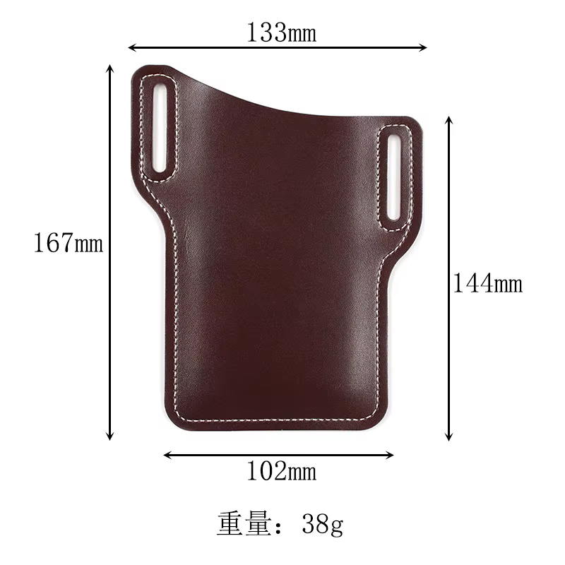 Sac de ceinture pour homme en cuir