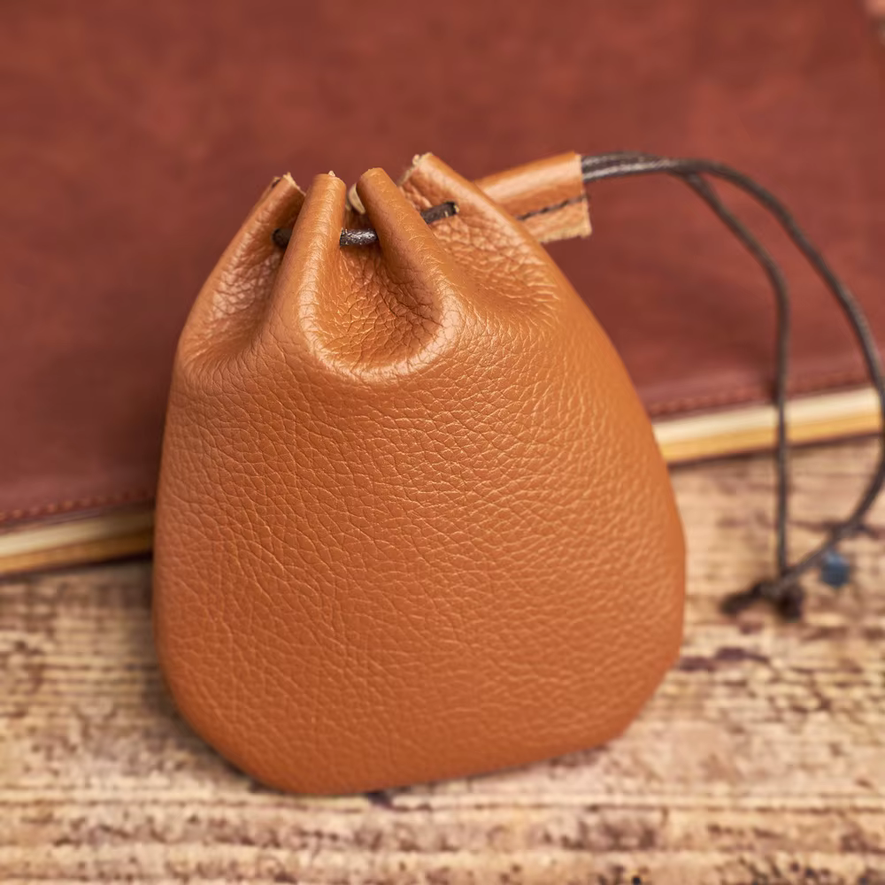 Porte-monnaie vintage en cuir véritable pour hommes et femmes