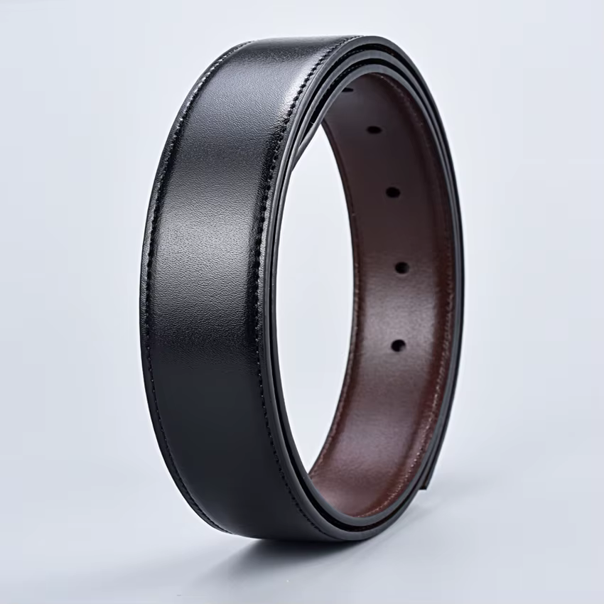 Ceinture en cuir véritable pour homme