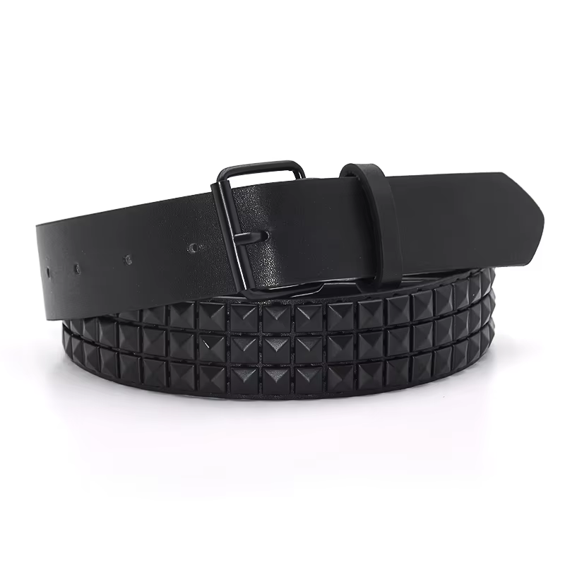 Pyramide mode Rivet ceinture hommes et femmes clouté