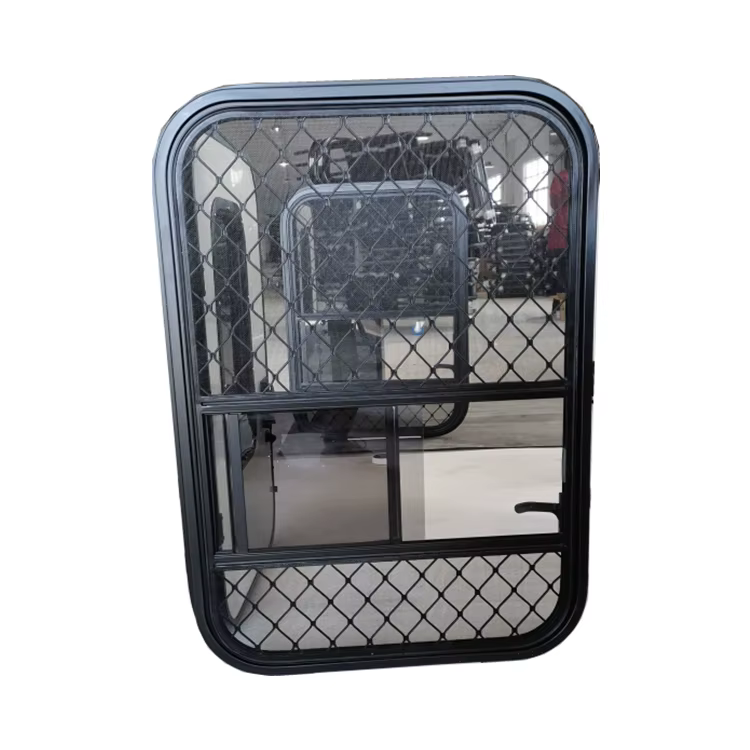 Meilleure porte de camping-car populaire, cadre en aluminium, serrure à point unique, 650*900 mm, porte de remorque