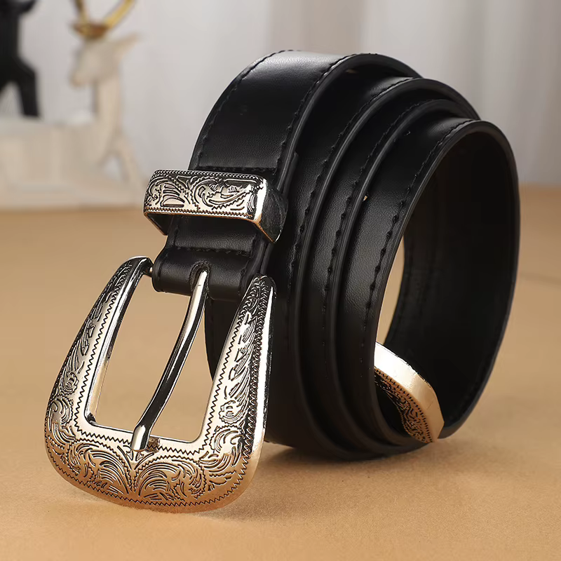 Une ceinture rétro polyvalente de style européen pour hommes et femmes