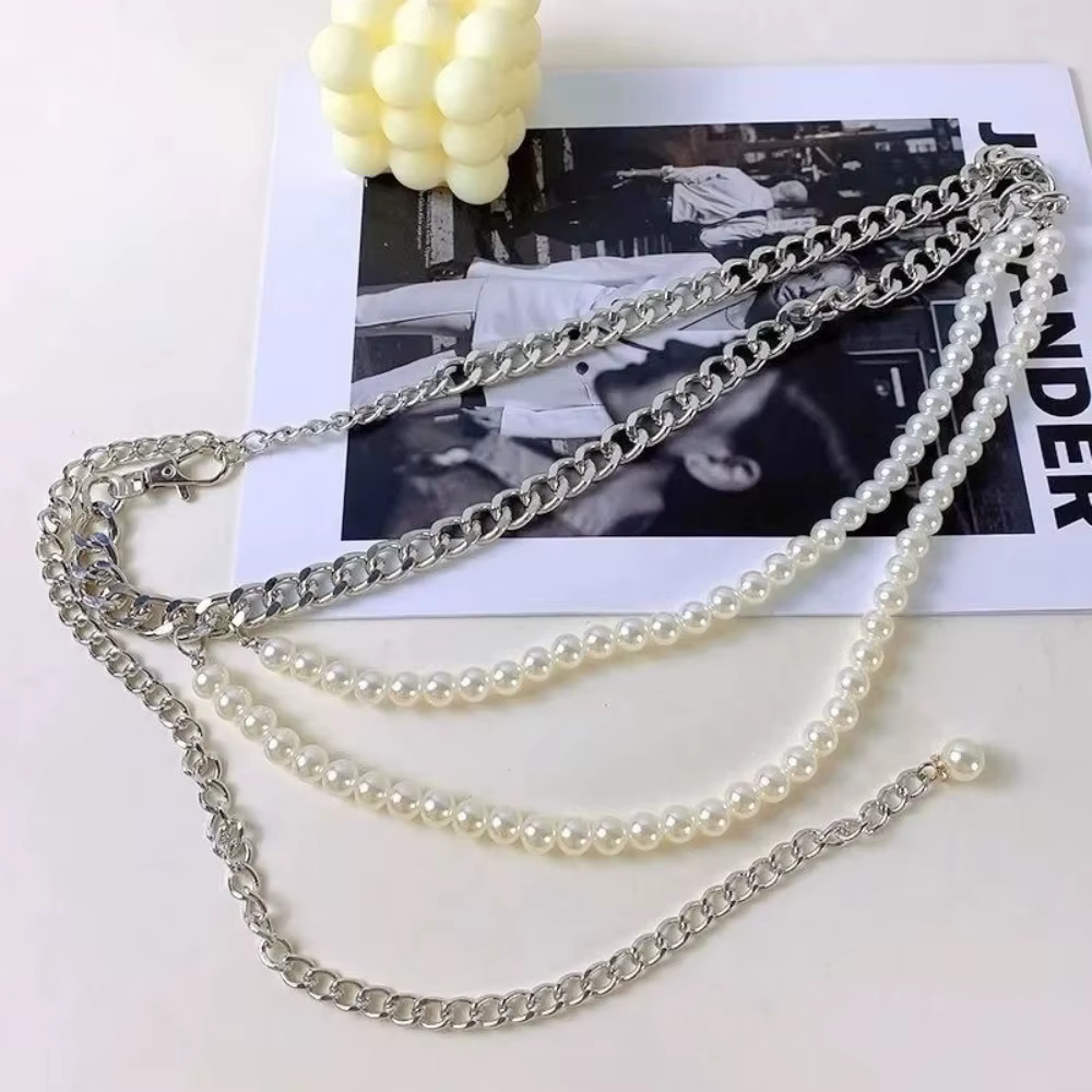 Ceinture de perles multicouche élégante