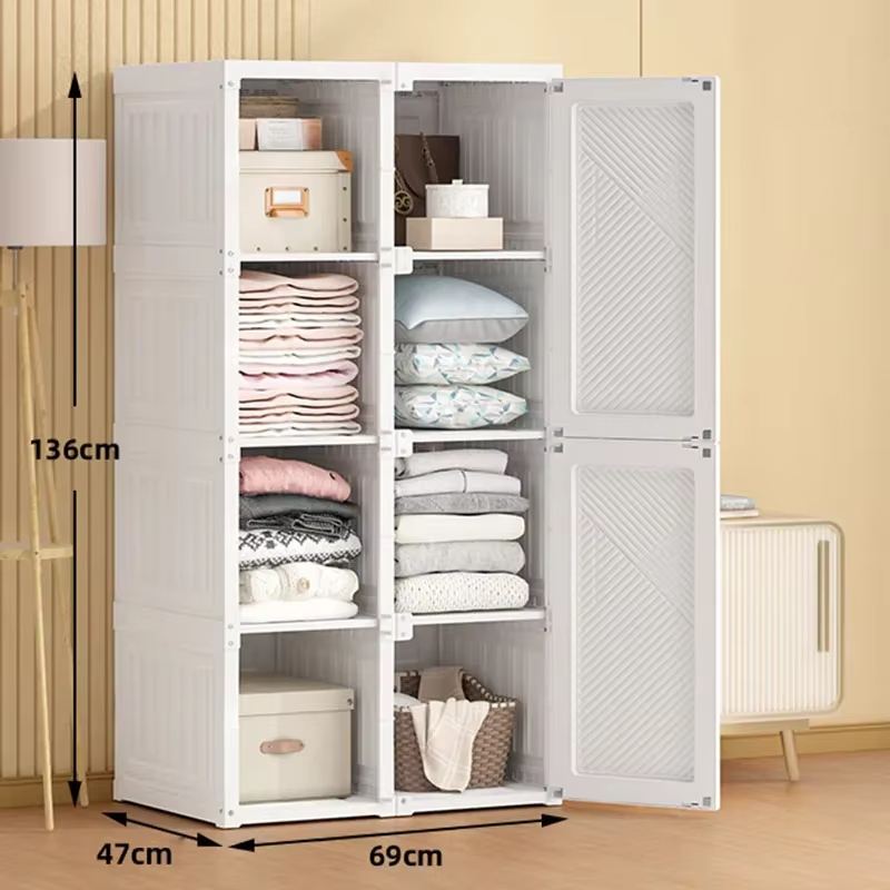Organisateur de rangement pour placard de chambre, cubes de rangement pour vêtements, livraison gratuite, cloisons de placard, armoire portable, Guarda Roupa, mobilier de maison