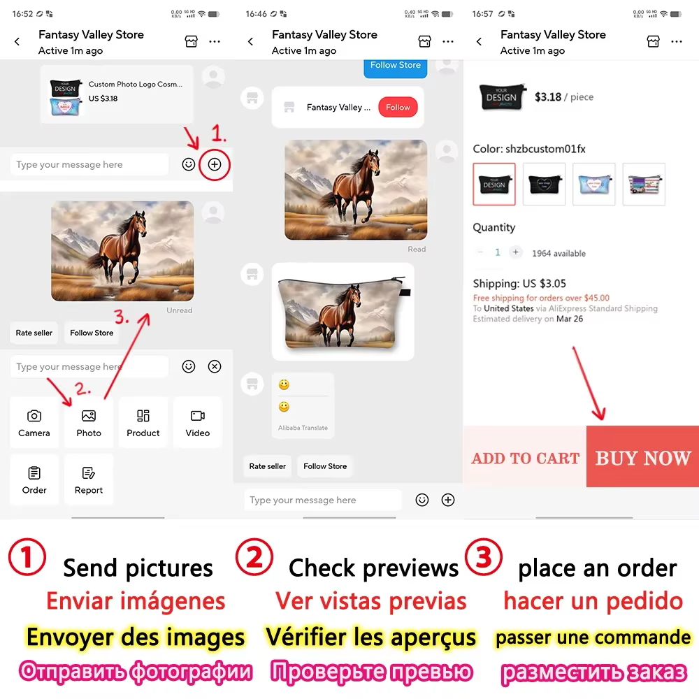 Portefeuilles d'impression sur toile personnalisés pour hommes et femmes