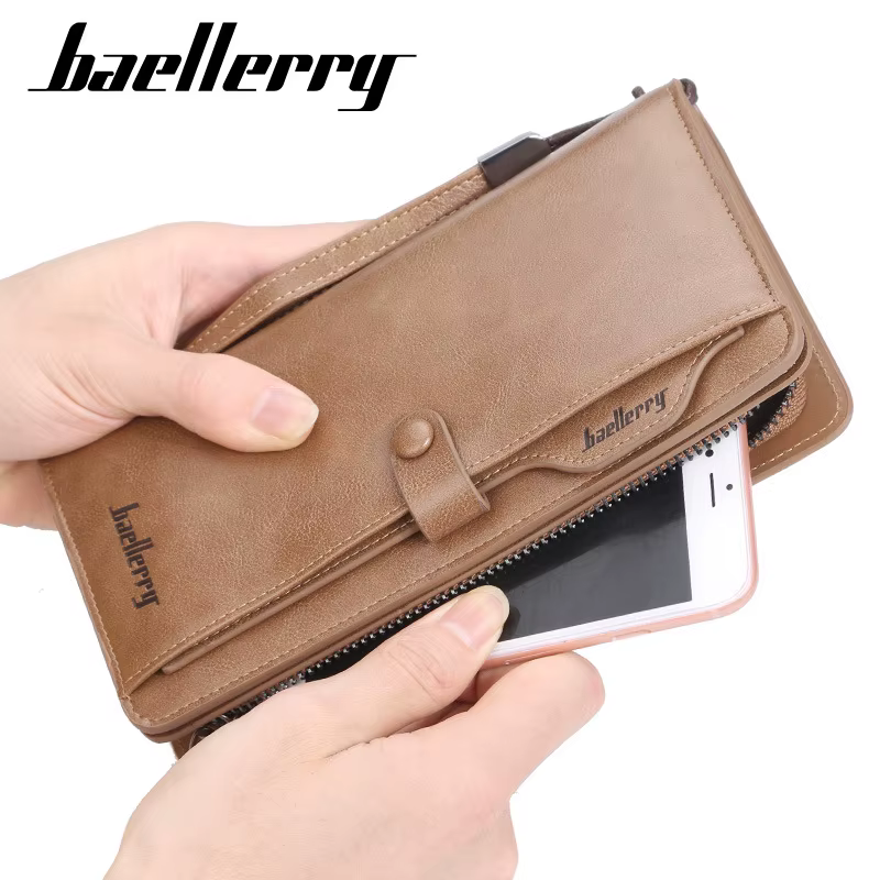 Portefeuille long rétro pour homme Baellerry