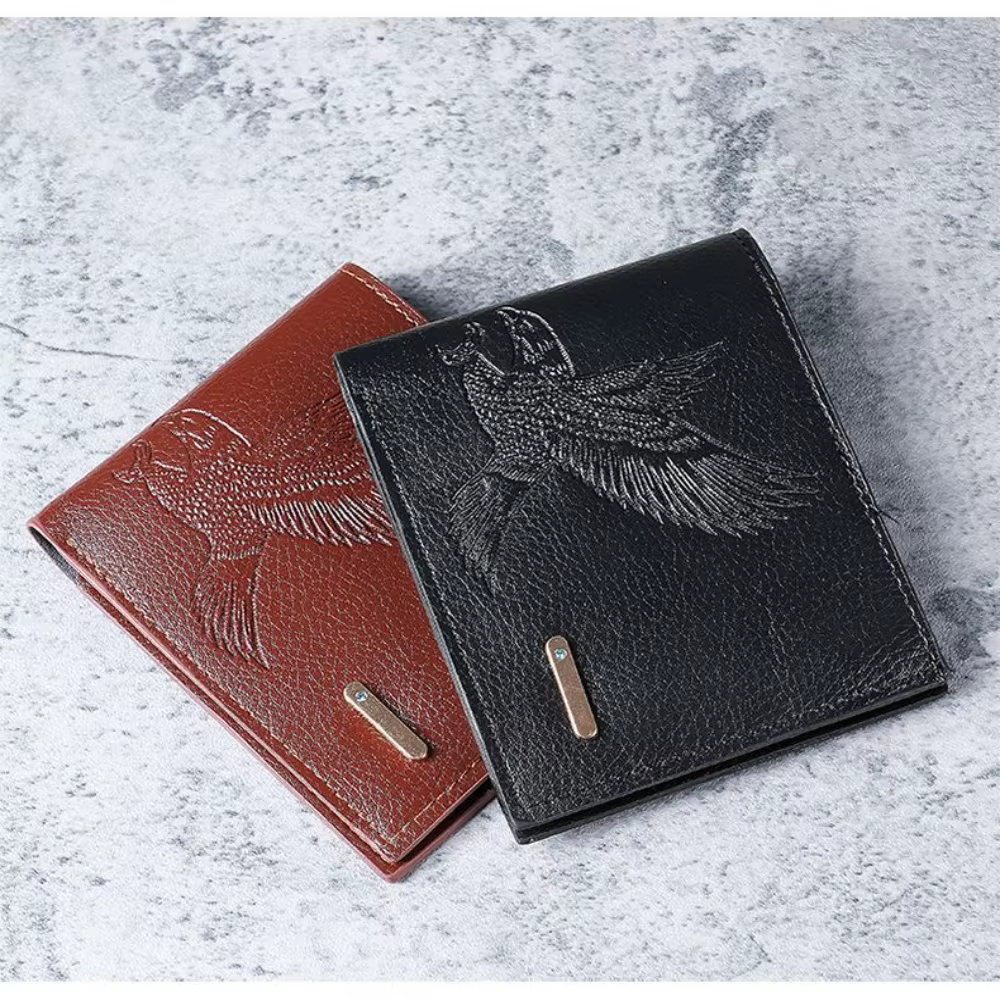 2025 créativité aigle modèle portefeuille hommes doux Pu