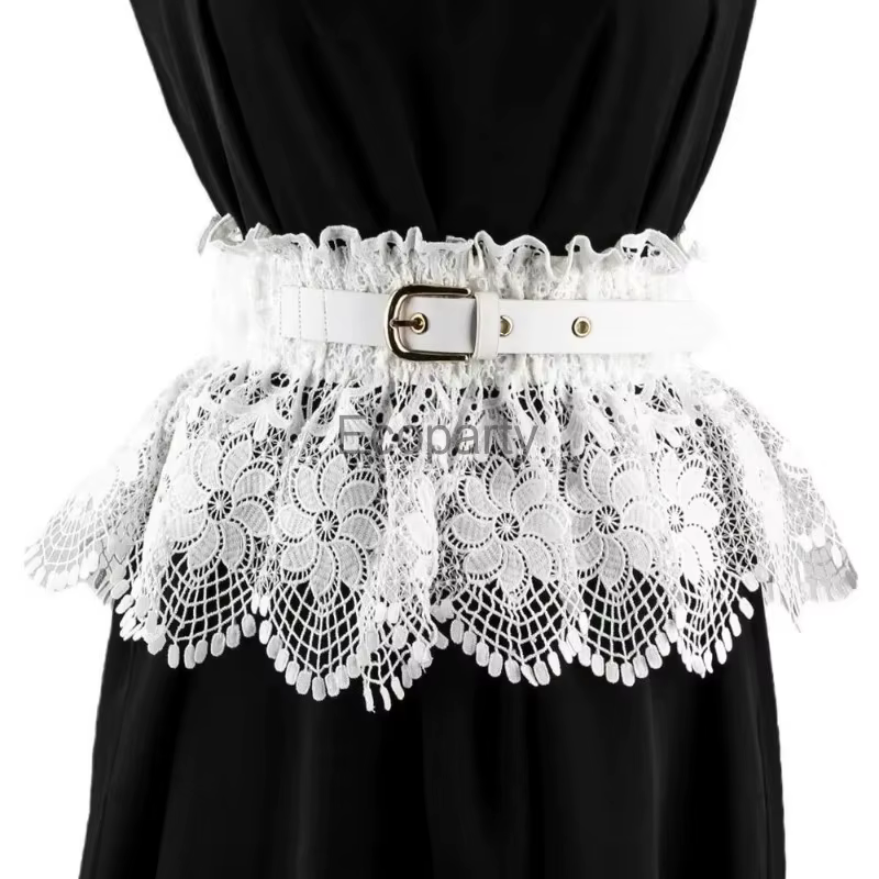 Ceinture en dentelle pour femmes