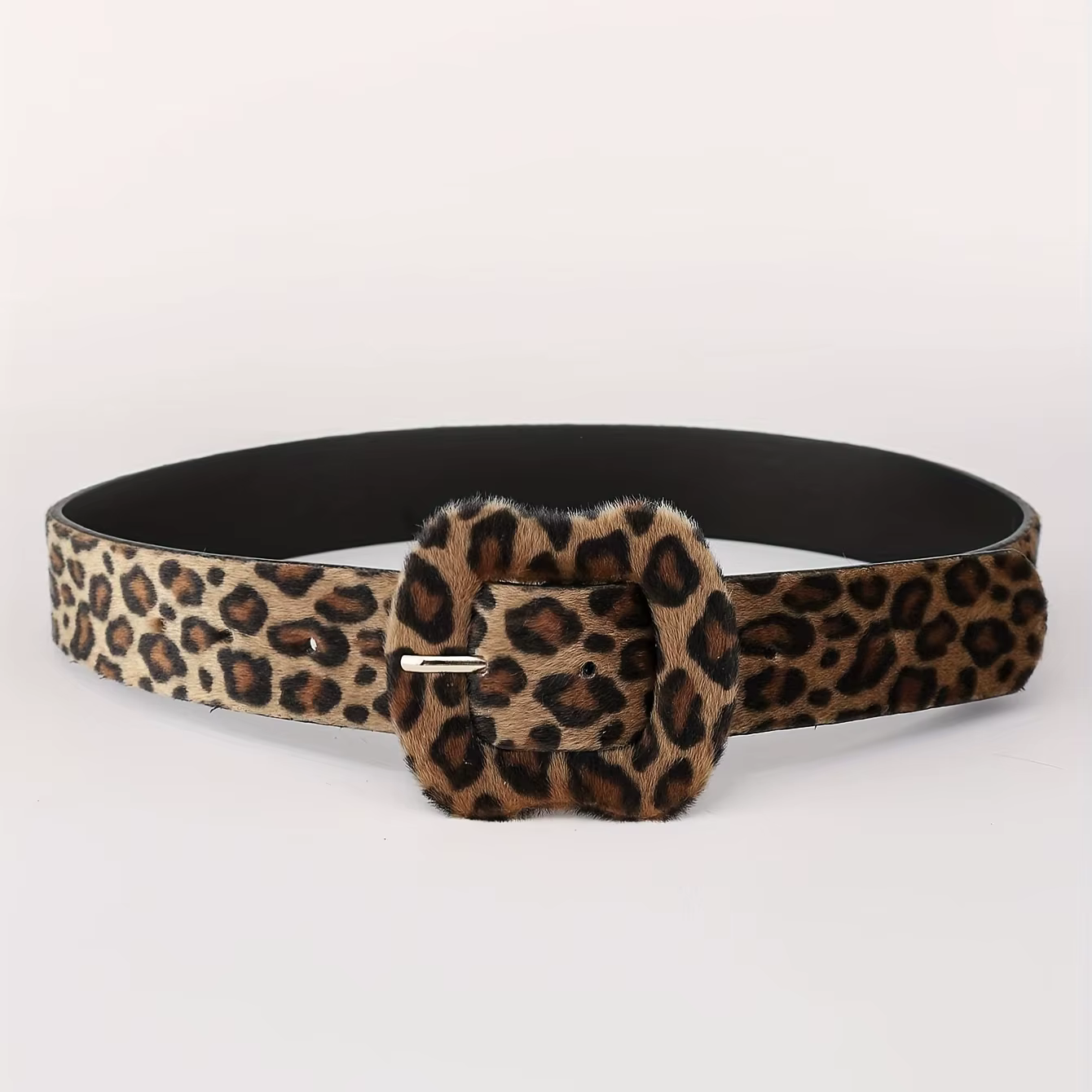 1 ceinture à imprimé léopard pour femme