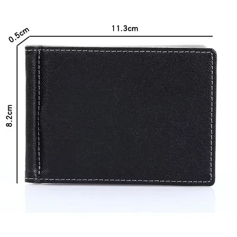 Portefeuille en cuir PU pour hommes