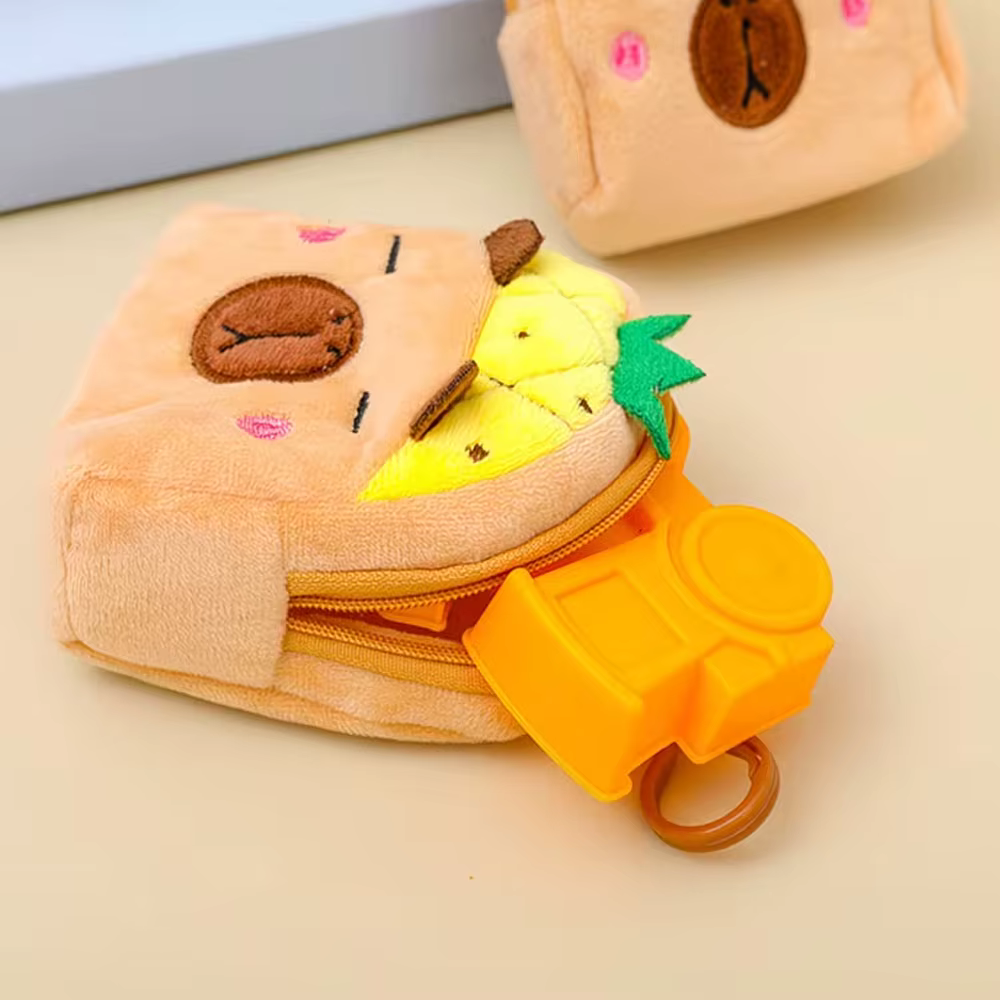 Mini porte-monnaie Capybara, parfait pour un usage quotidien et en voyage