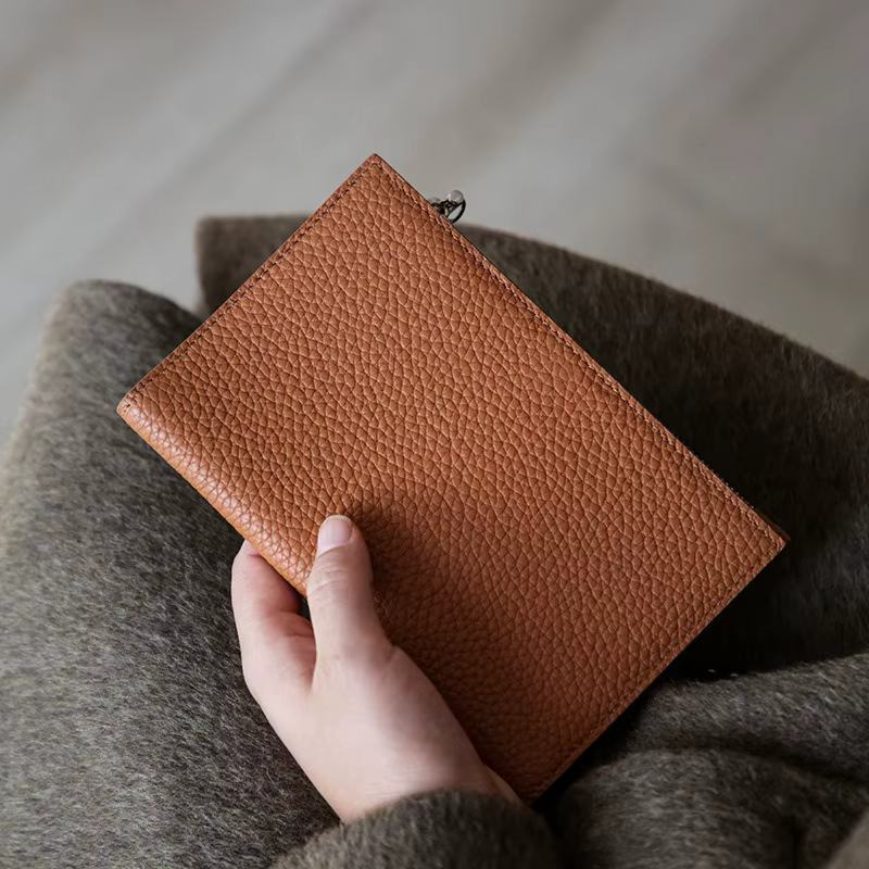 Porte-passeport en cuir couvre étui étanche voyage carte de crédit portefeuille mignon passeport livre pour