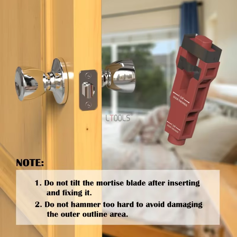 Kits d'installation de loquets de portes DMH-Doors, outil professionnel de rainurage et de ciselage de précision pour mortaises de portes, perforateur professionnel