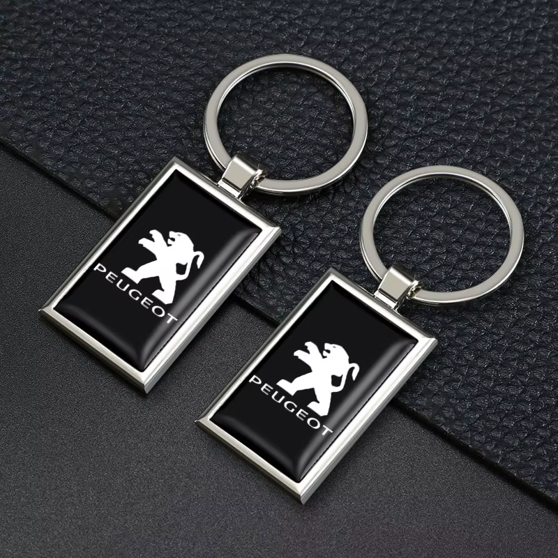 Porte-clés en métal pour voiture