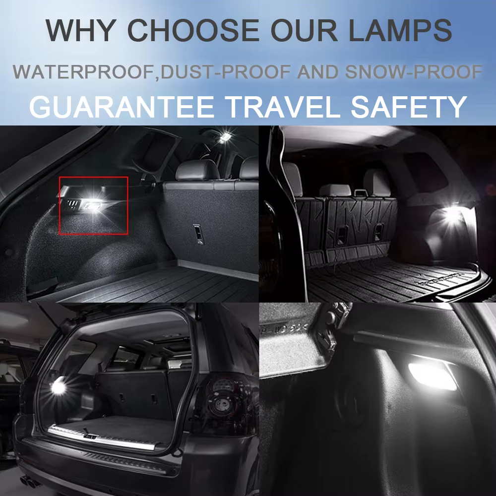 Lumières intérieures de porte de voiture à LED, plancher de courtoisie, Trun, Land Rover Defender, L663, 90, 110, 130, Range Rover dehors, L494, SVR, Llecture, 2 pièces