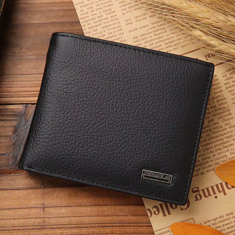 Cuir véritable hommes portefeuilles produit Premium