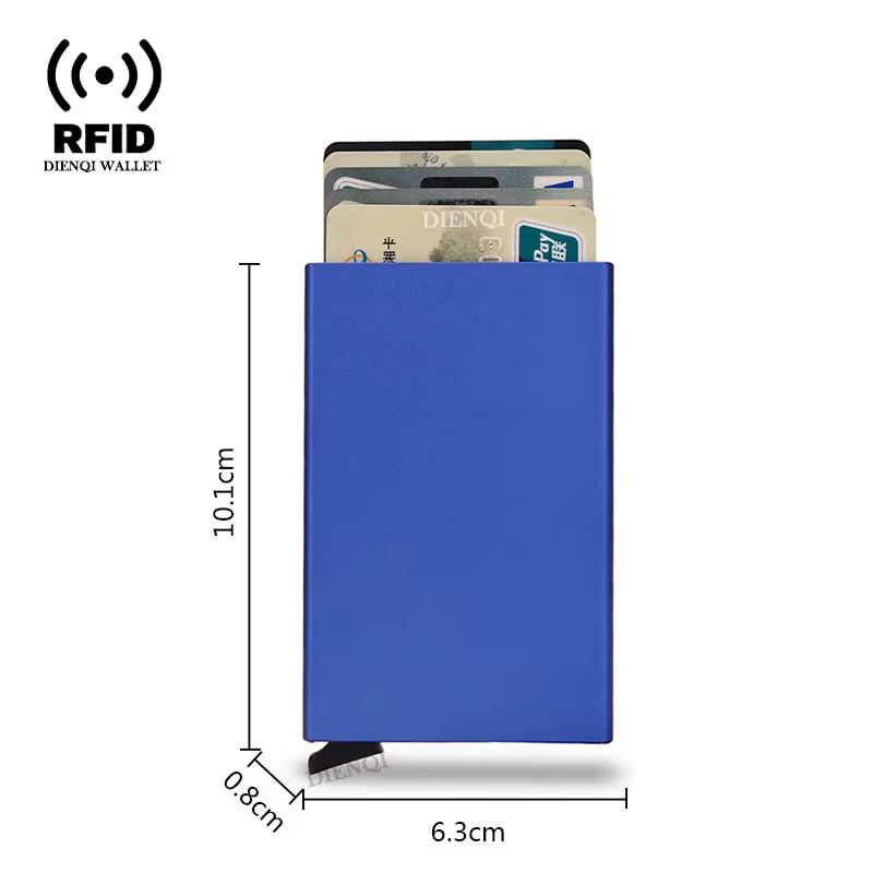 Porte-cartes de crédit Rfid pour hommes et femmes