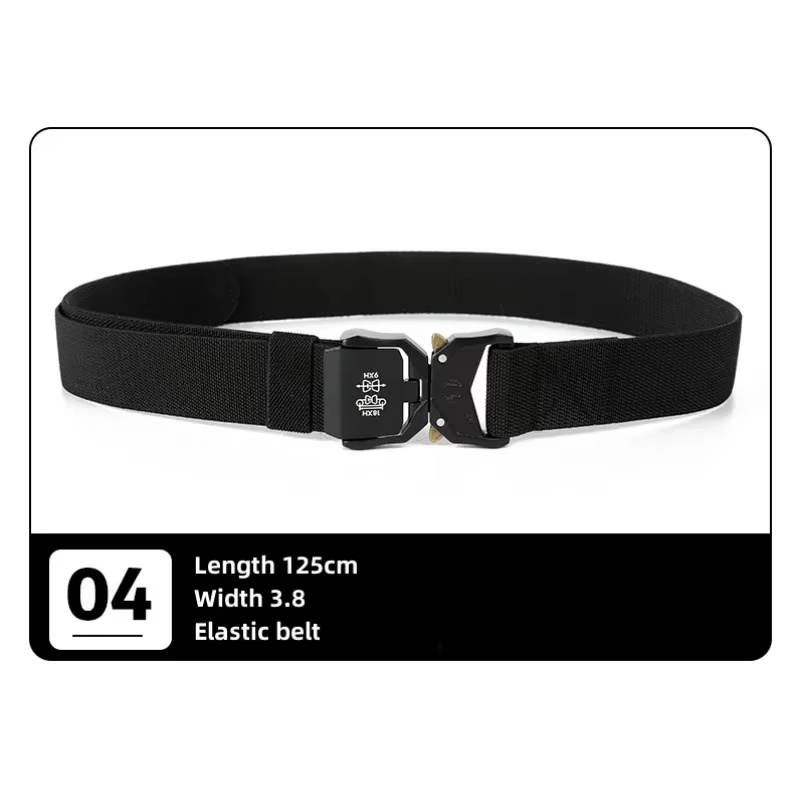 Nouvelle ceinture tactique ceinture élastique à dégagement rapide outillage décontracté ceinture d'entraînement ceinture de pantalon pour hommes