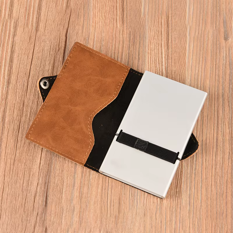 CASEKEY Vintage petit Pop Up hommes portefeuille en cuir Pu court sac à main porte-carte moraillon fermeture éclair pochette solide Carteiras Masculina