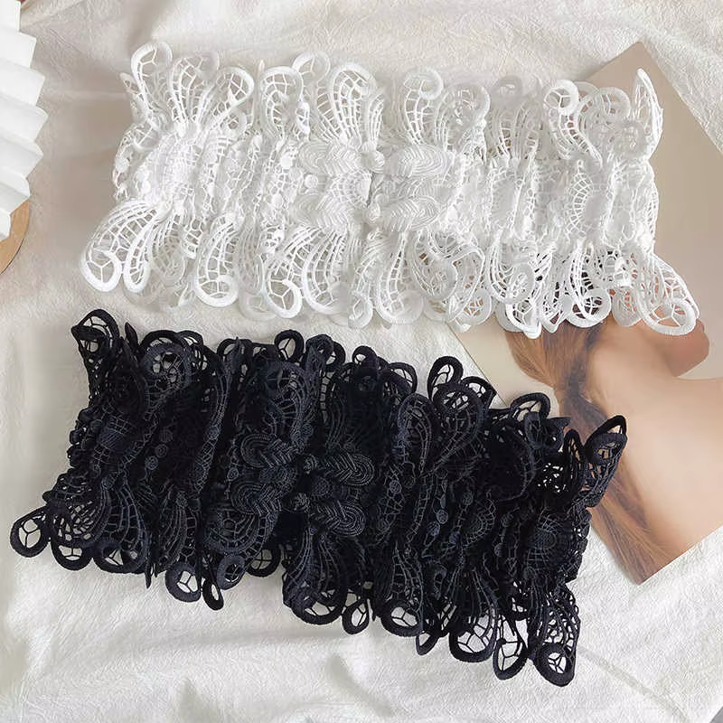 Ceinture de taille en dentelle rétro pour femmes